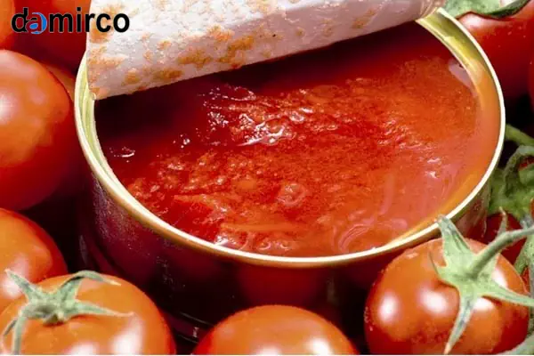 خط تولید و بسته‌بندی رب گوجه فرنگی آماده صادرات