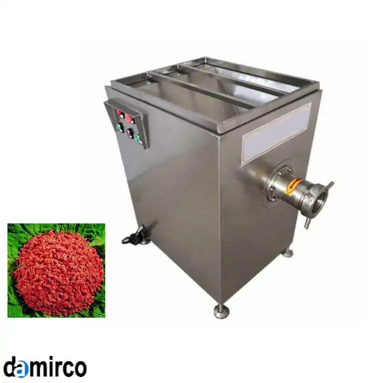 عکس چرخ گوشت صنعتی و گوشت چرخ کرده