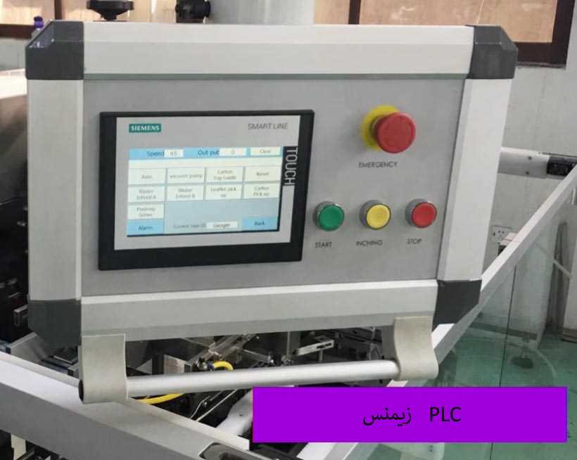 عکس plc زیمنس که در دستگاه های کارتونر استفاده می شود