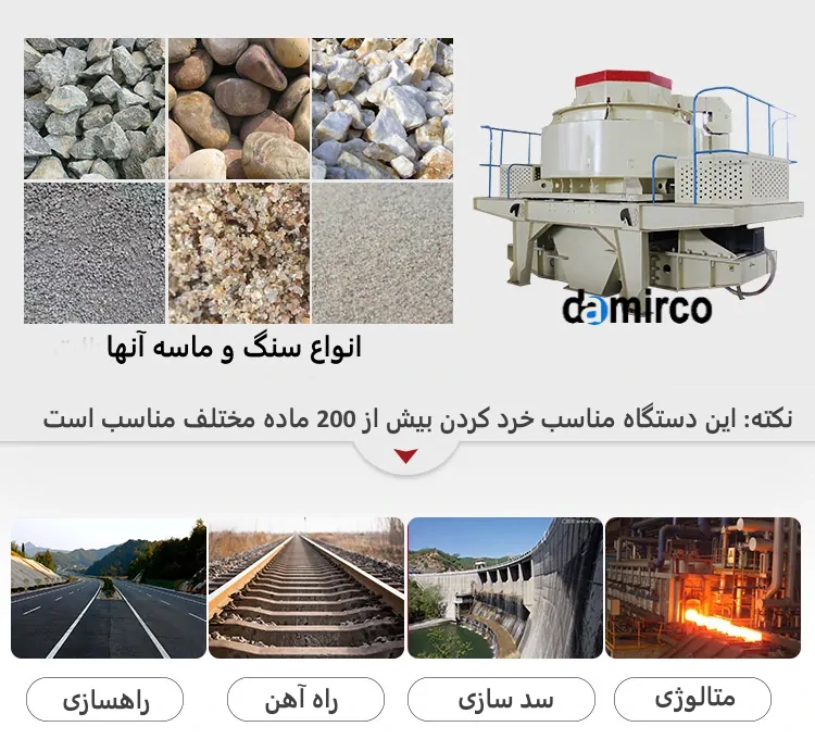 عکس توضیحات سنگ شکن به همراه عکس شن و ماسه های مختلف