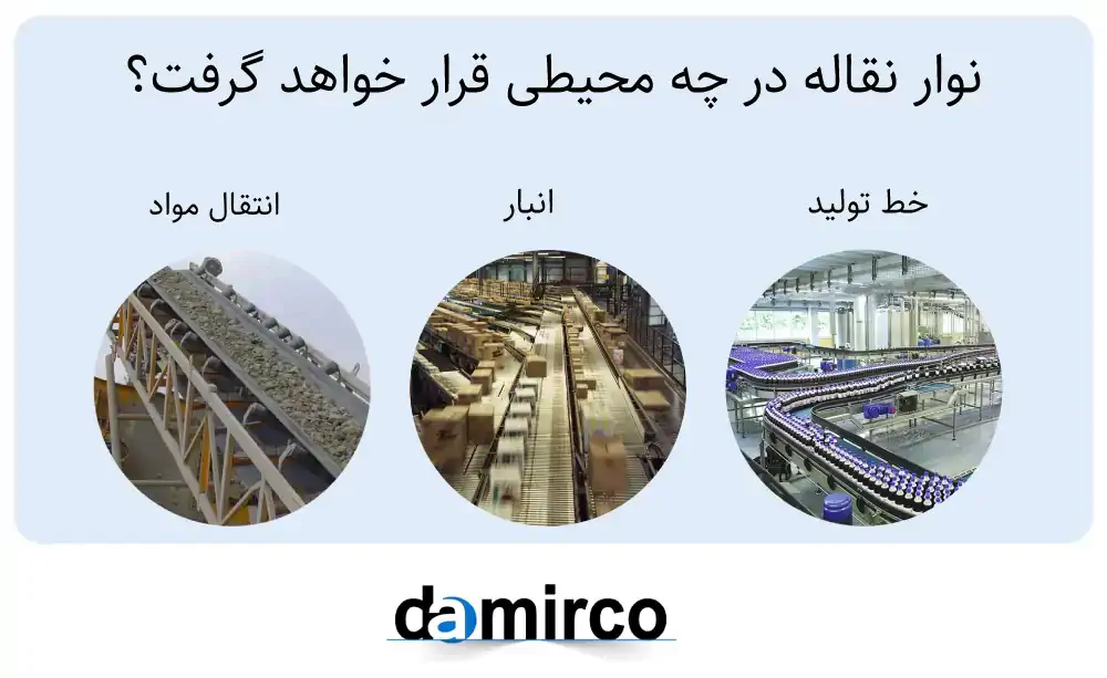 کاربردهای نوار نقاله